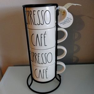 Rae Dunn Espresso cup set
